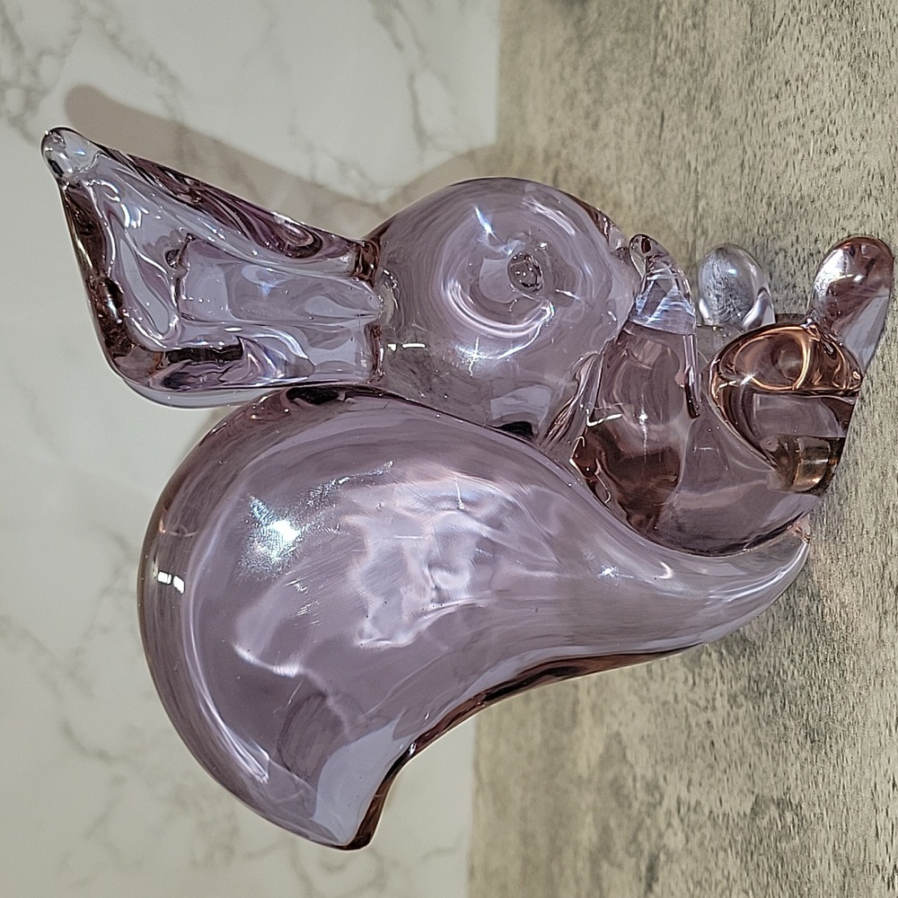 Archimede Seguso For Seguso Vetri D’arte Neodymium Glass Squirrel Murano - Picture 9 of 13